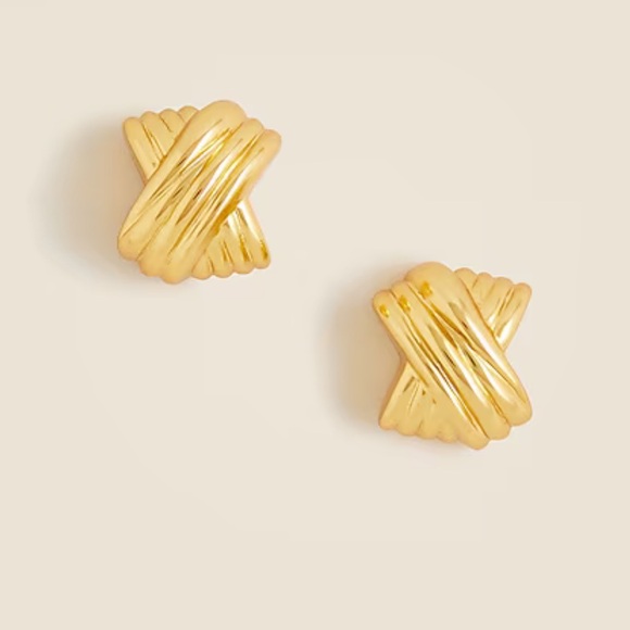 J. Crew Jewelry - J. Crew crisscross stud earrings